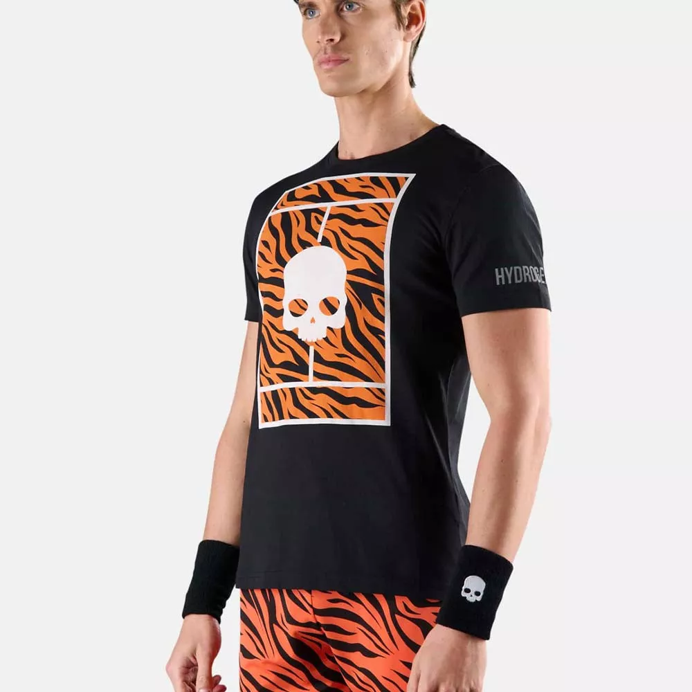 T-Shirt Hydrogen Graffiti Tee Black Tennis