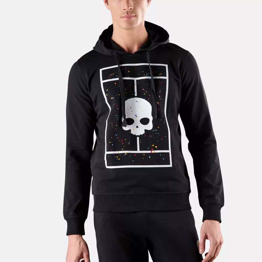 Hydrogen Tennis Court Zwart Spark T-shirt