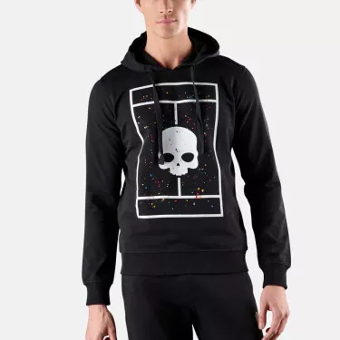 Hydrogen Tennis Court Zwart Spark T-shirt