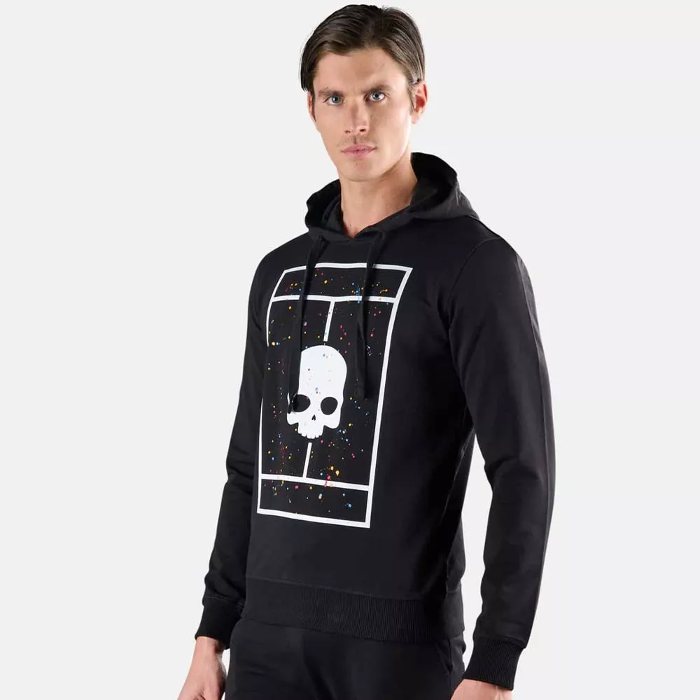 Hydrogen Tennis Court Zwart Spark T-shirt