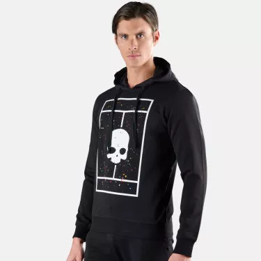 Hydrogen Tennis Court Zwart Spark T-shirt
