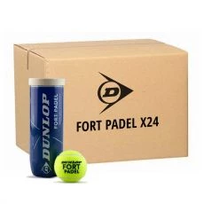 Doos 24 tubes van 3 Dunlop Team Padel ballen