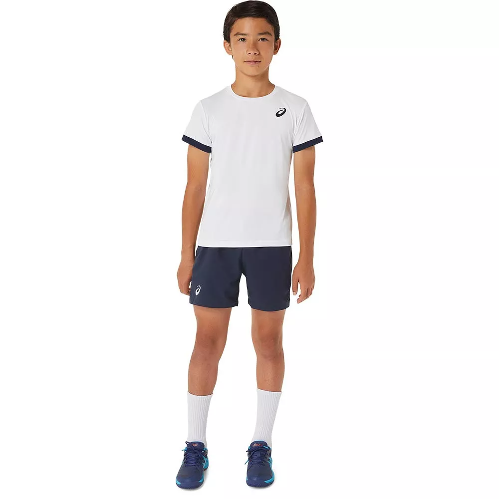 Asics Junior Navyblauw Short