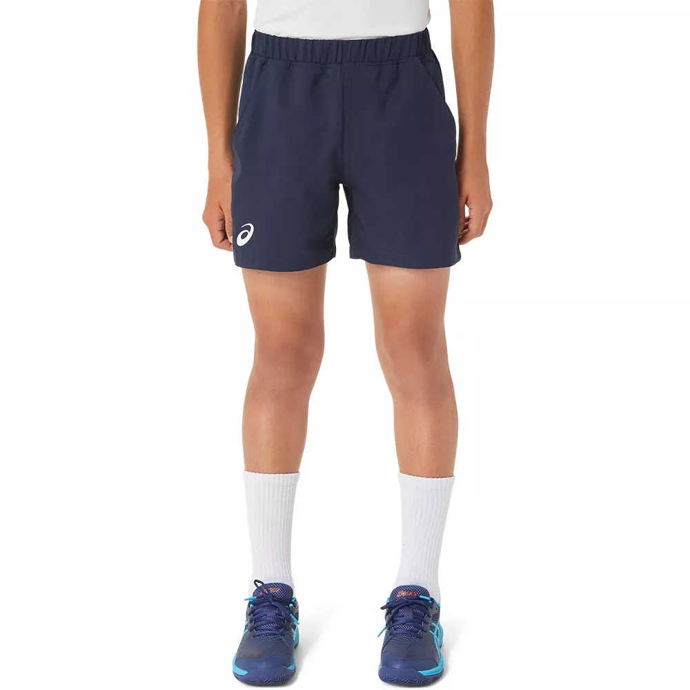 Asics Junior Navyblauw Short