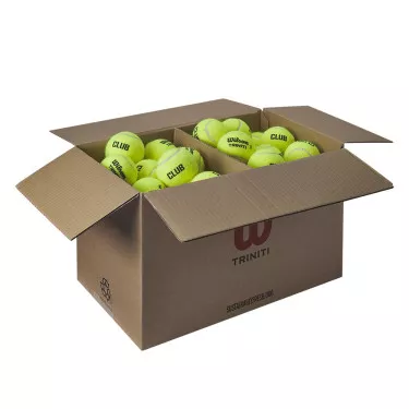 Doos 18 tubes van 4 Wilson Triniti ballen