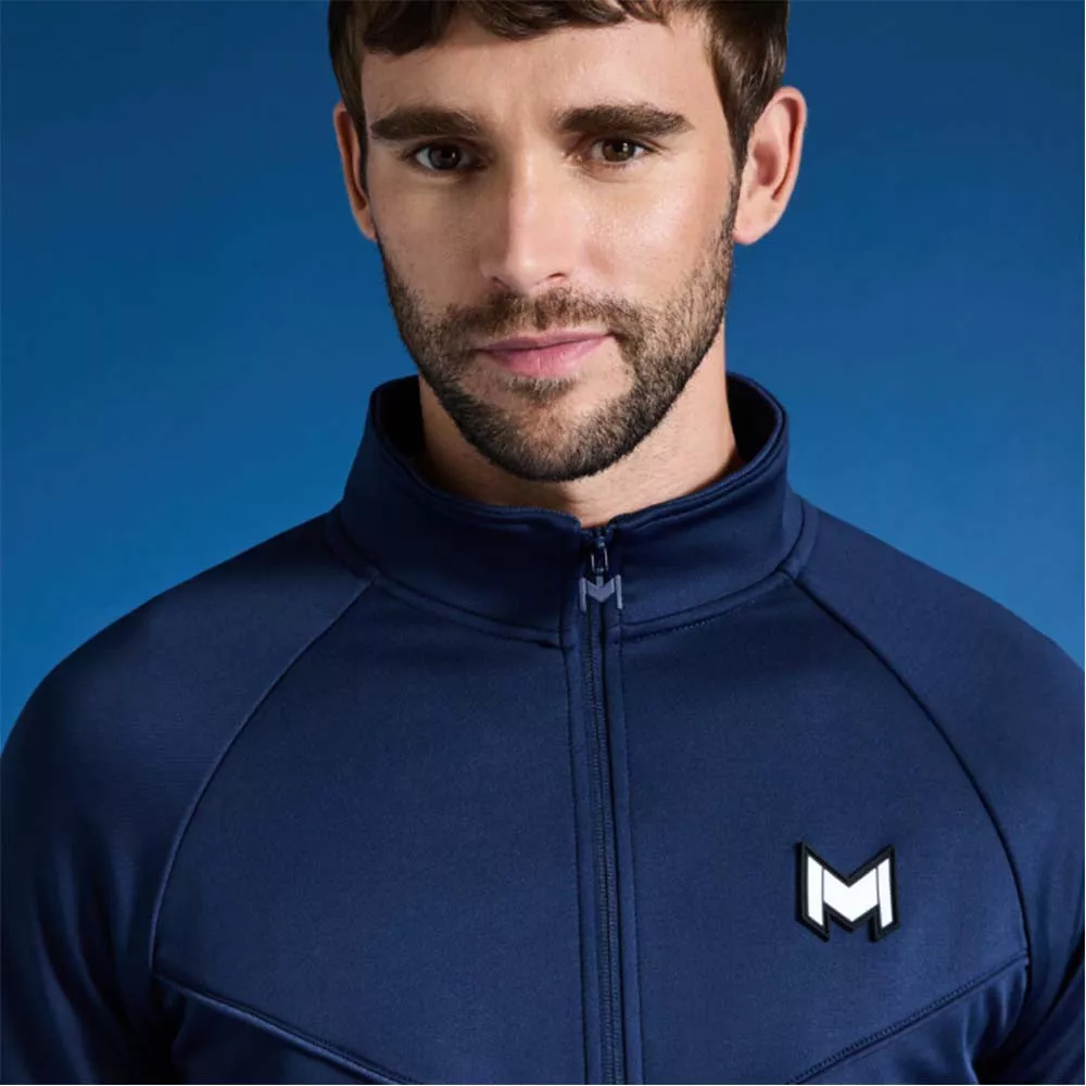Mouratoglou hooded Jas marineblauw