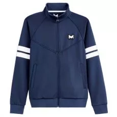 Mouratoglou hooded Jas marineblauw