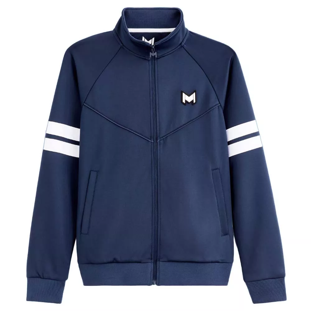 Mouratoglou hooded Jas marineblauw