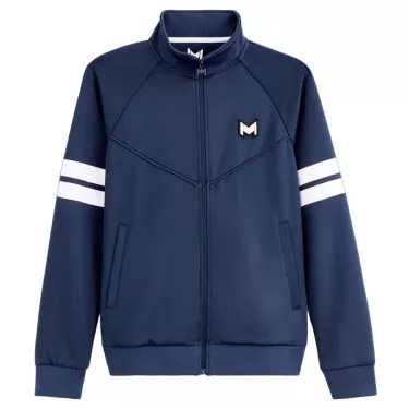 Mouratoglou hooded Jas marineblauw
