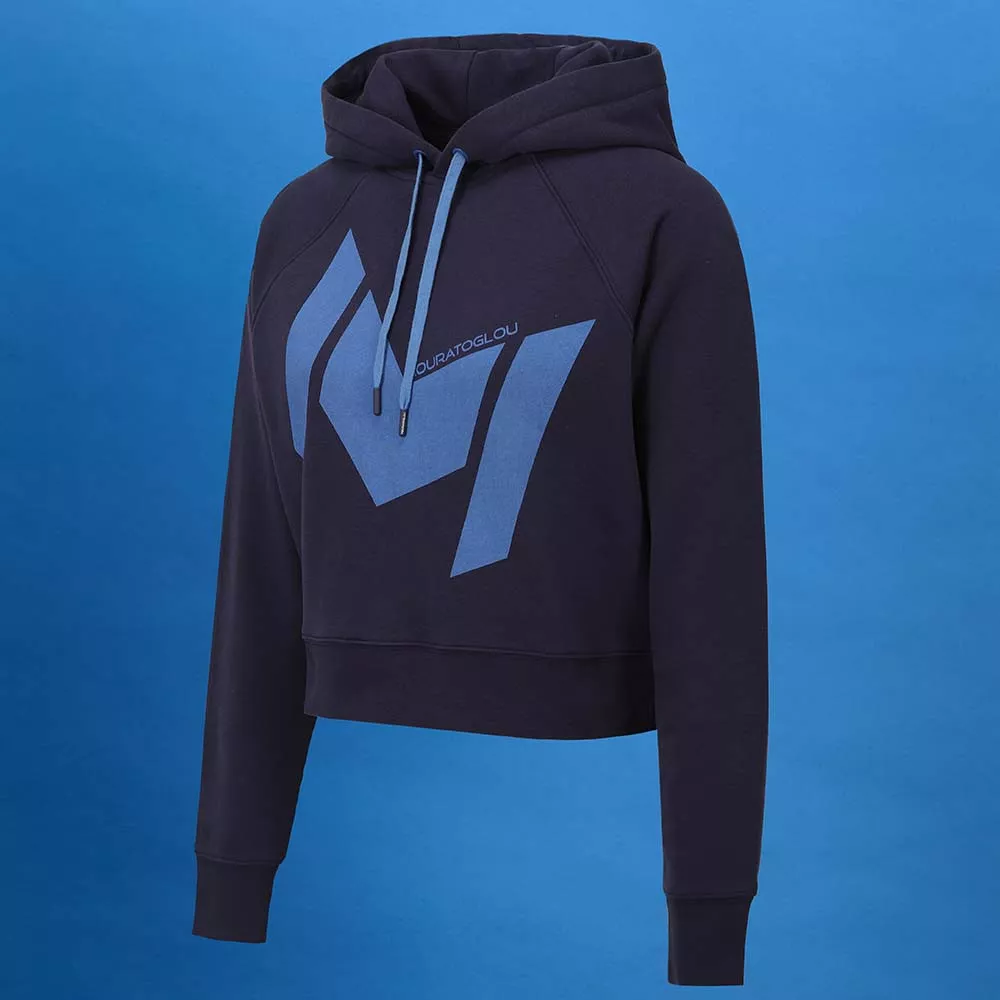 Mouratoglou Hoody Marine blauw
