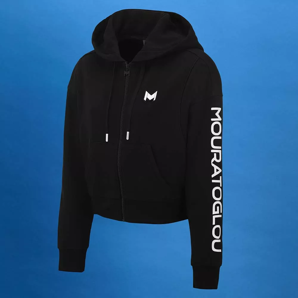 Mouratoglou hooded Jas grijs