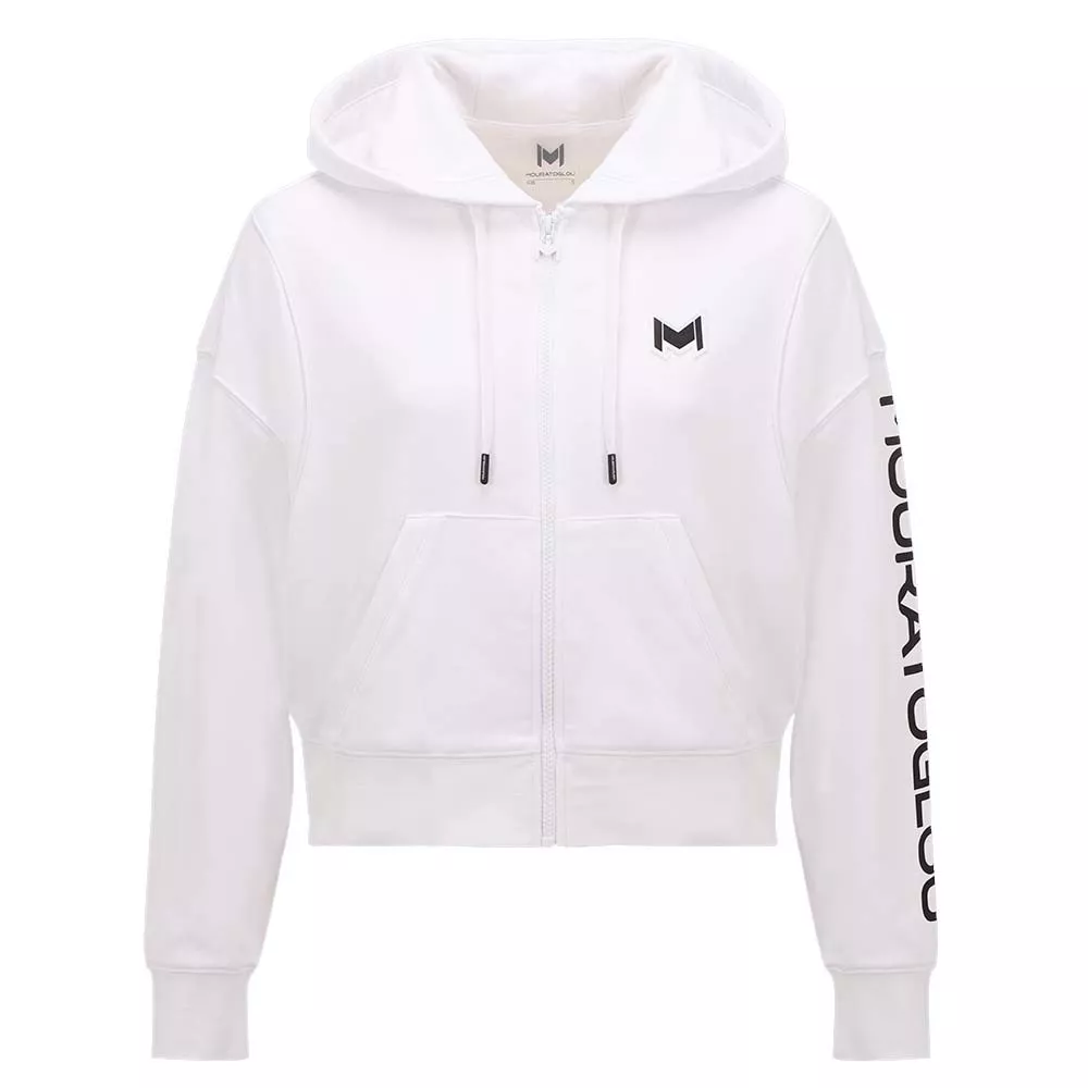 Mouratoglou jack met capuchon dames zwart