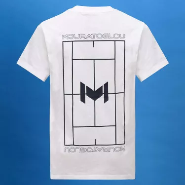 Mouratoglou Graphic T-shirt Wit