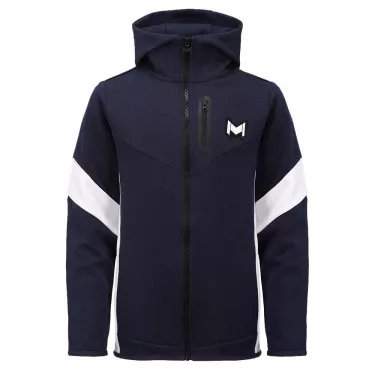 Mouratoglou hooded Jas marineblauw