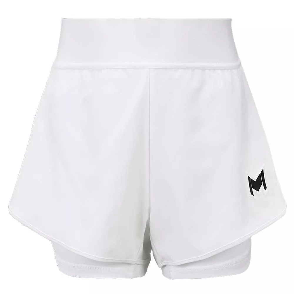 Mouratoglou Match Dames Shorts Wit