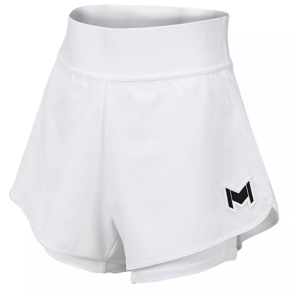 Mouratoglou Match Dames Shorts Wit