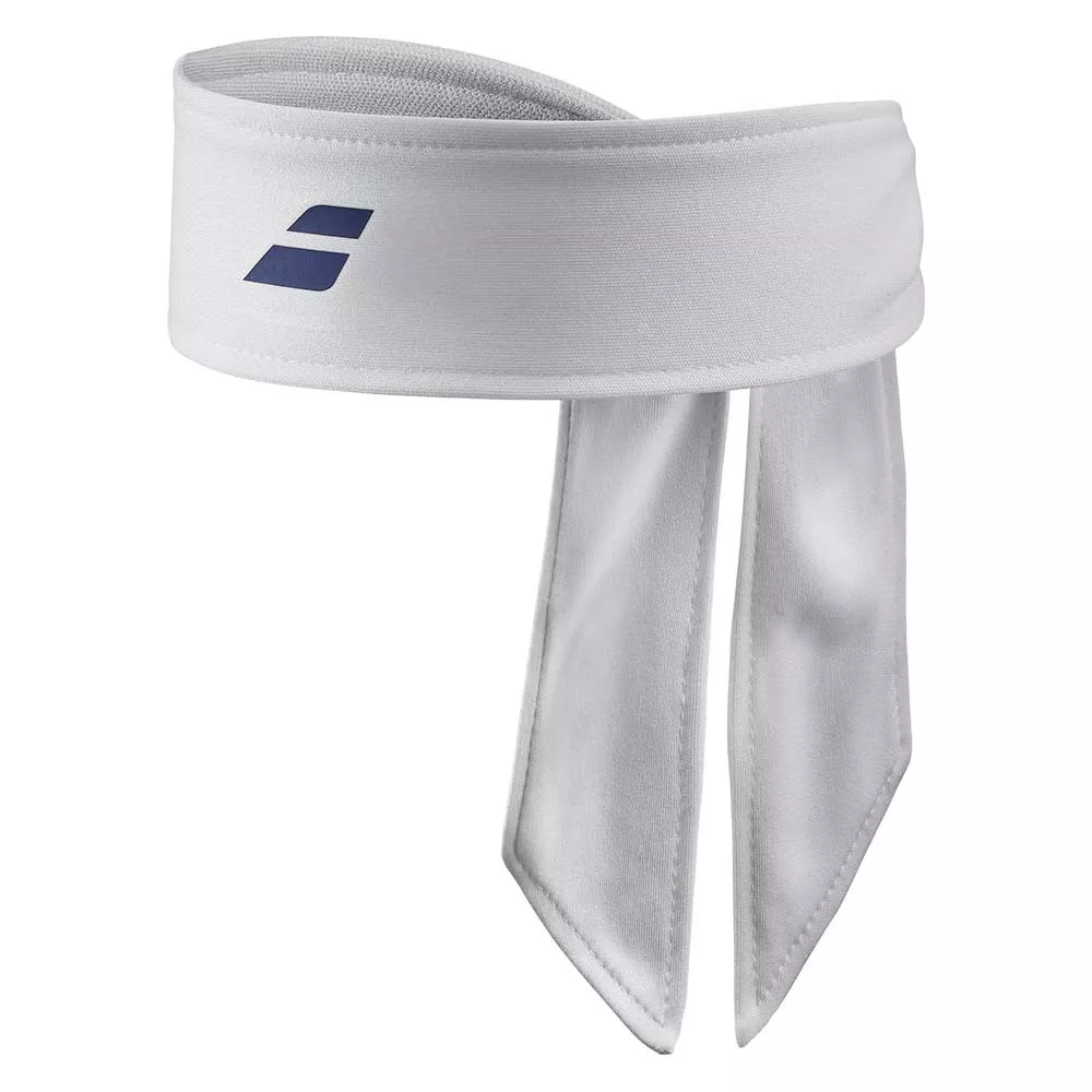 Babolat Tie Headband Wit