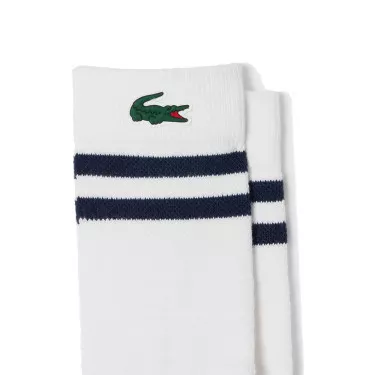 Lacoste Sport Jersey Wit/Blauw sokken