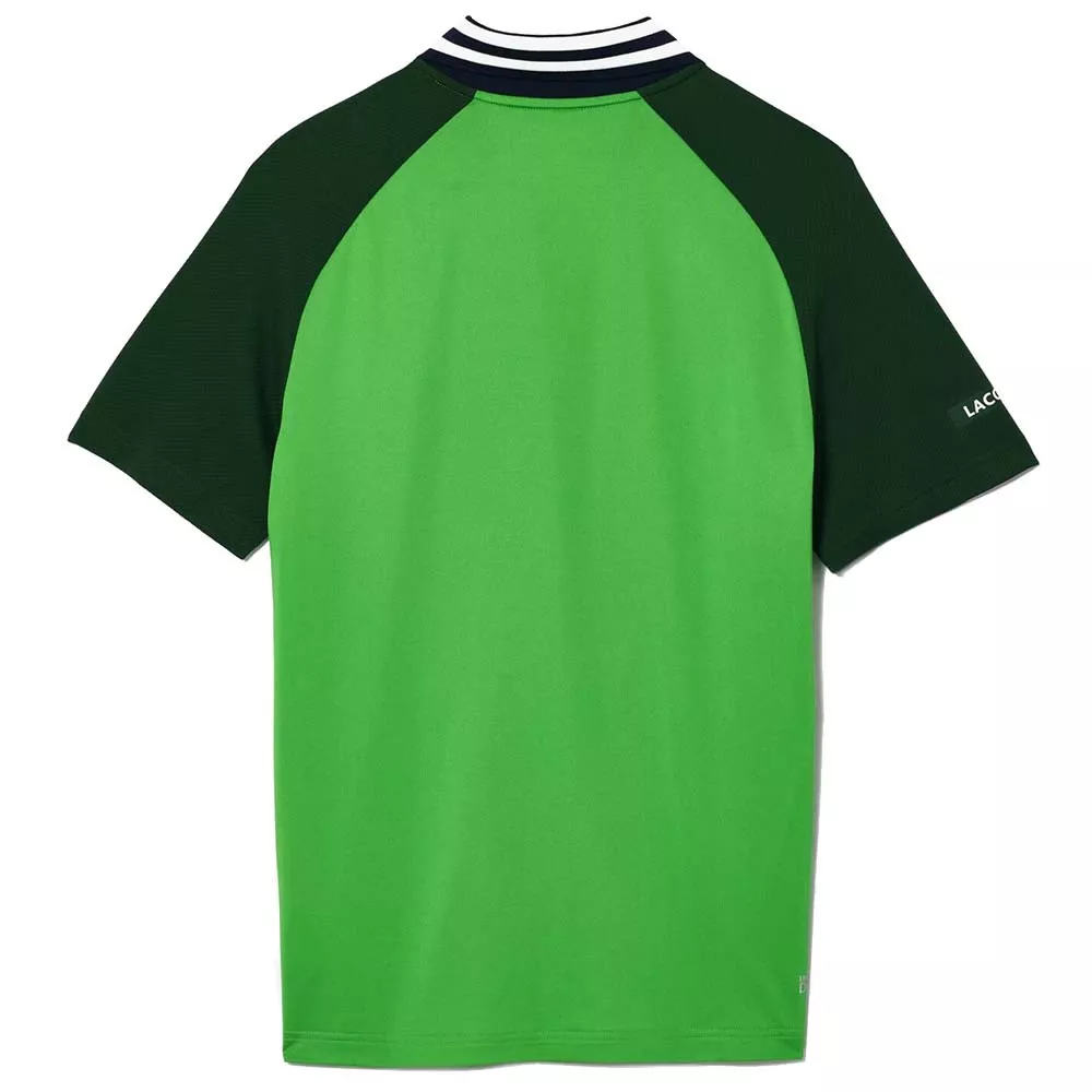 Lacoste Tennis x Daniil Medvedev blauw polo