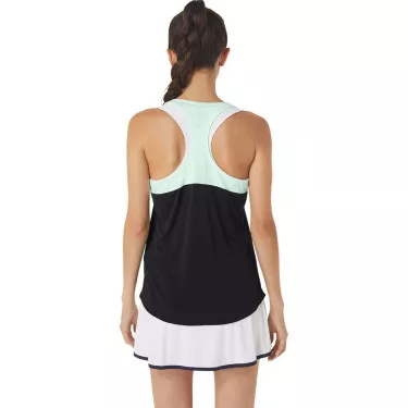 Asics Match Tanktop Wit/Blauw