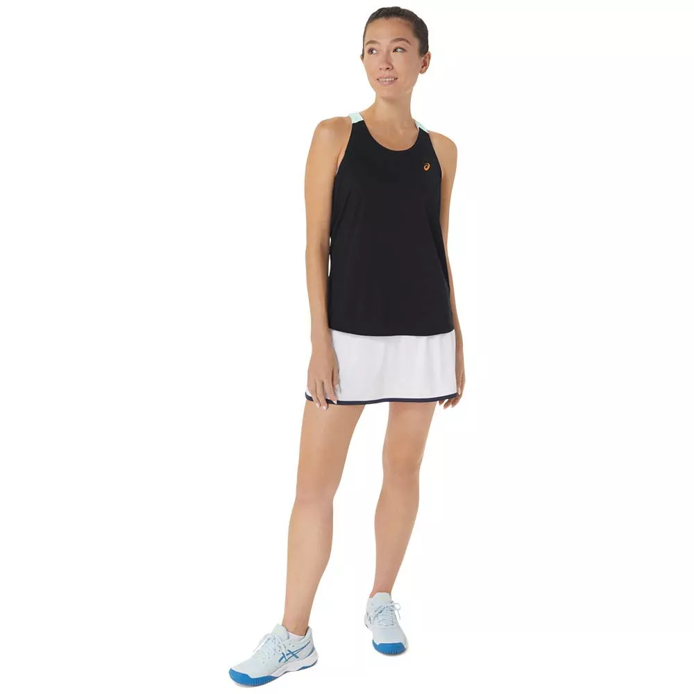 Asics Match Tanktop Wit/Blauw