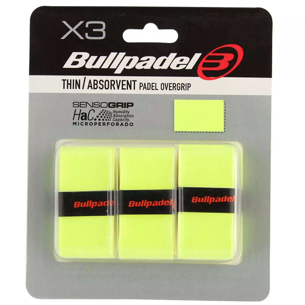Bullpadel Sensogrip Microperforated Zwart x 3 overgrips