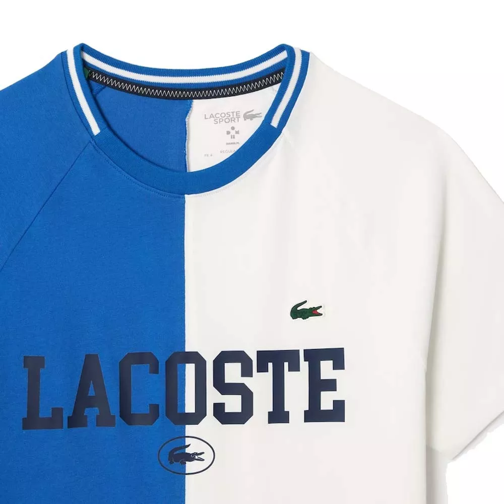 Lacoste Sport x Daniil Medvedev Wit / Groen T-Shirt
