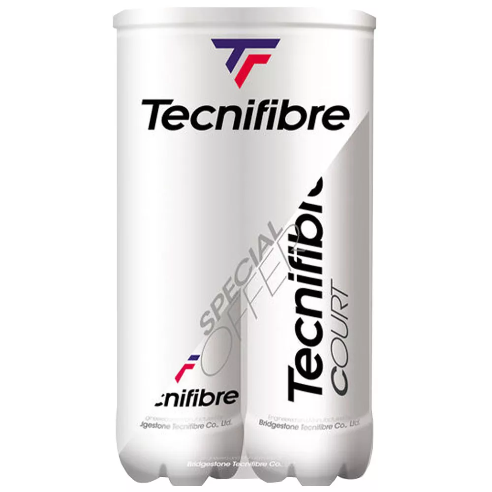 Tecnifibre Court bipack (2 x 4 Stuks Geel)