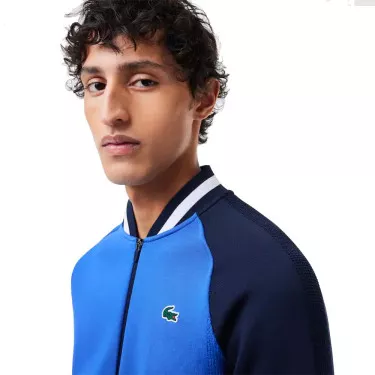 Lacoste Tennis Melbourne Novak Djokovic Blauw Jas