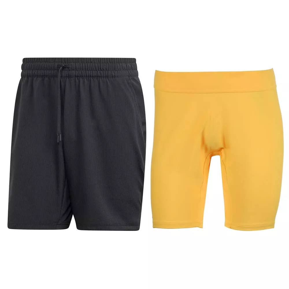 Adidas Paris 2N1 Grijs Short