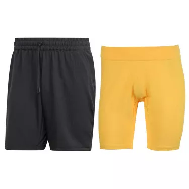 Adidas Paris 2N1 Grijs Short