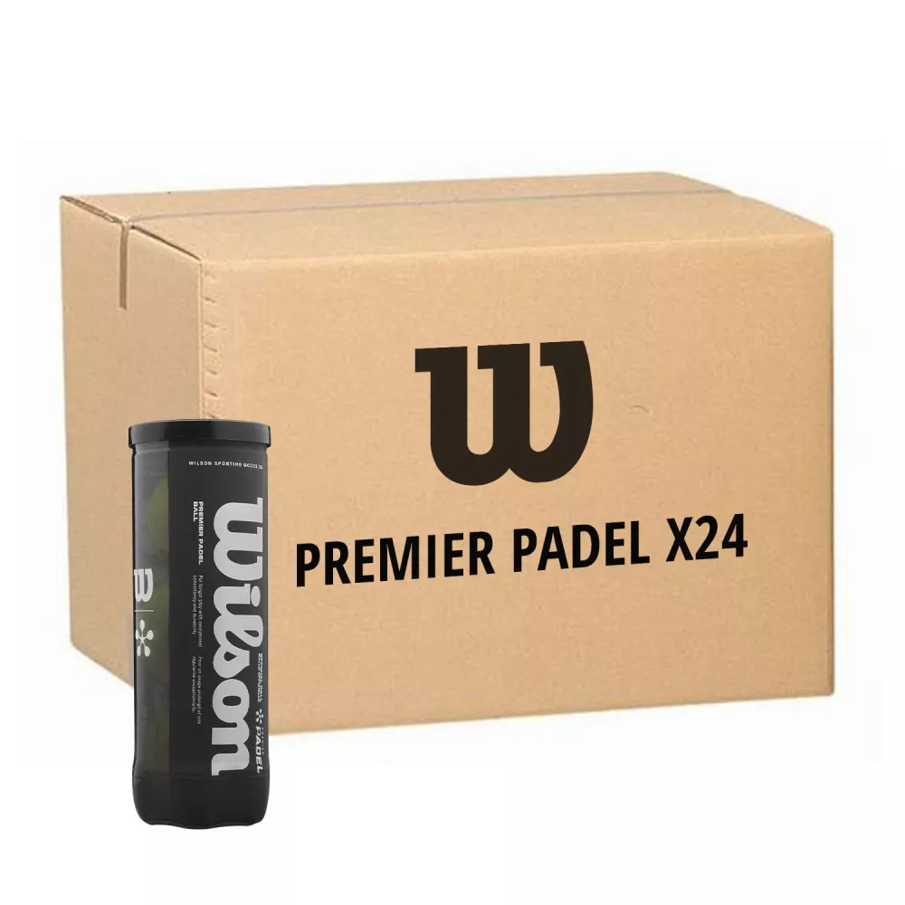 Wilson Premier Padel 3 stuks geel