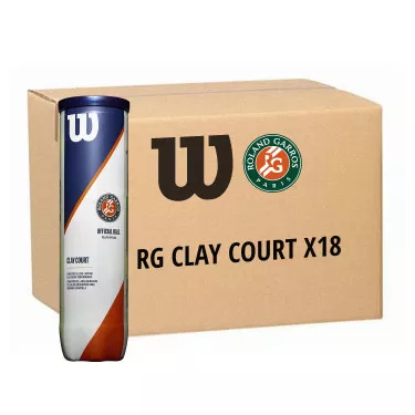 Doos 9 bipack Wilson Rolland Garros Clay Court