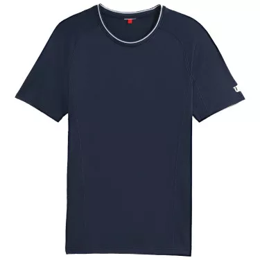 Wilson Team Seamless Crew T-shirt Zwart