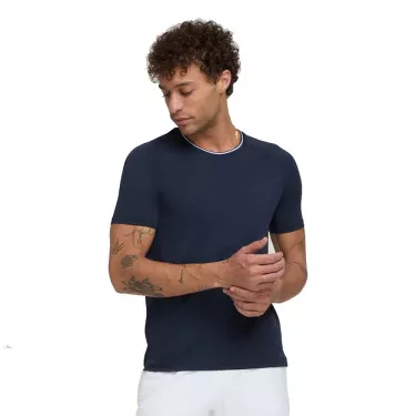 Wilson Team Seamless Crew T-shirt Zwart