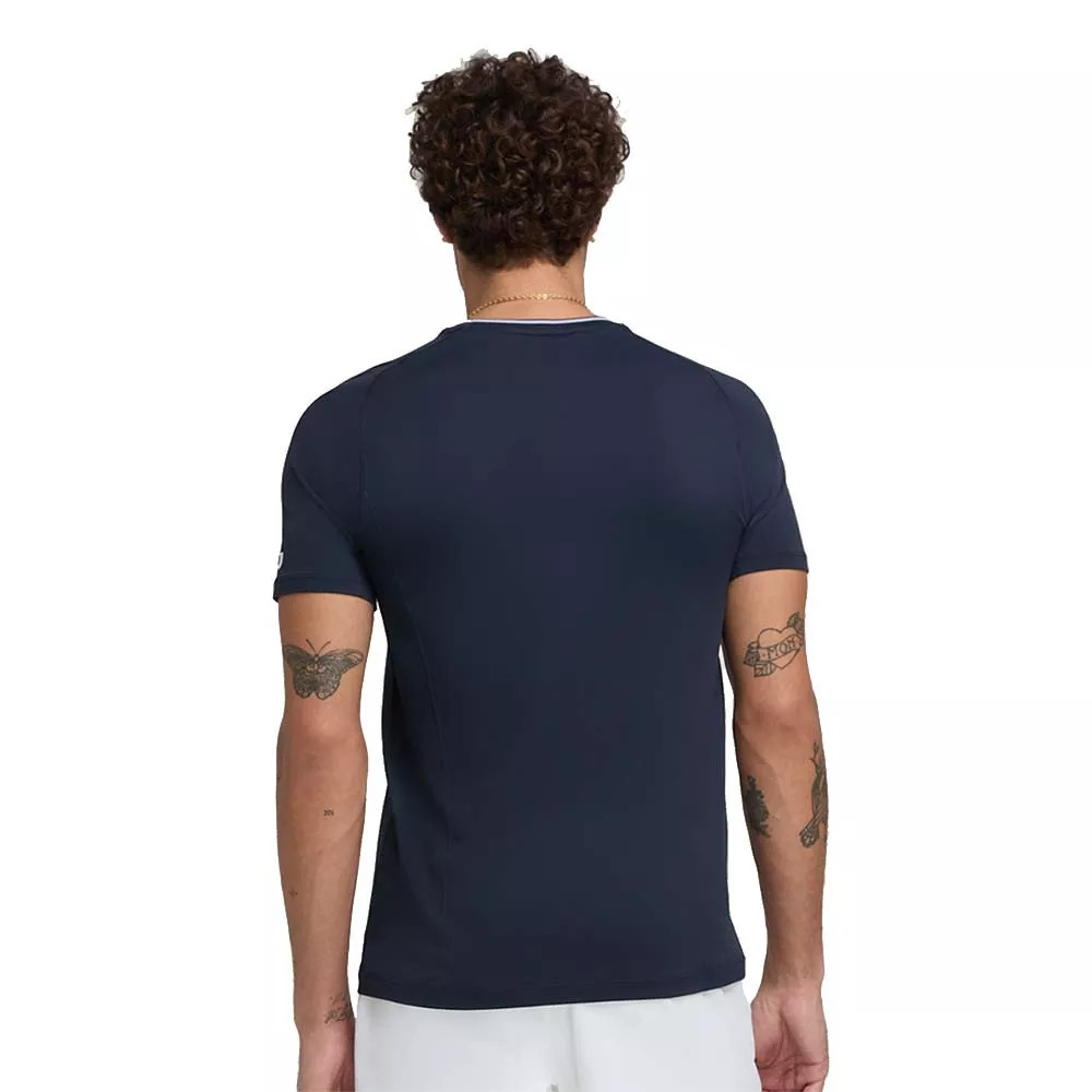 Wilson Team Seamless Crew T-shirt Zwart
