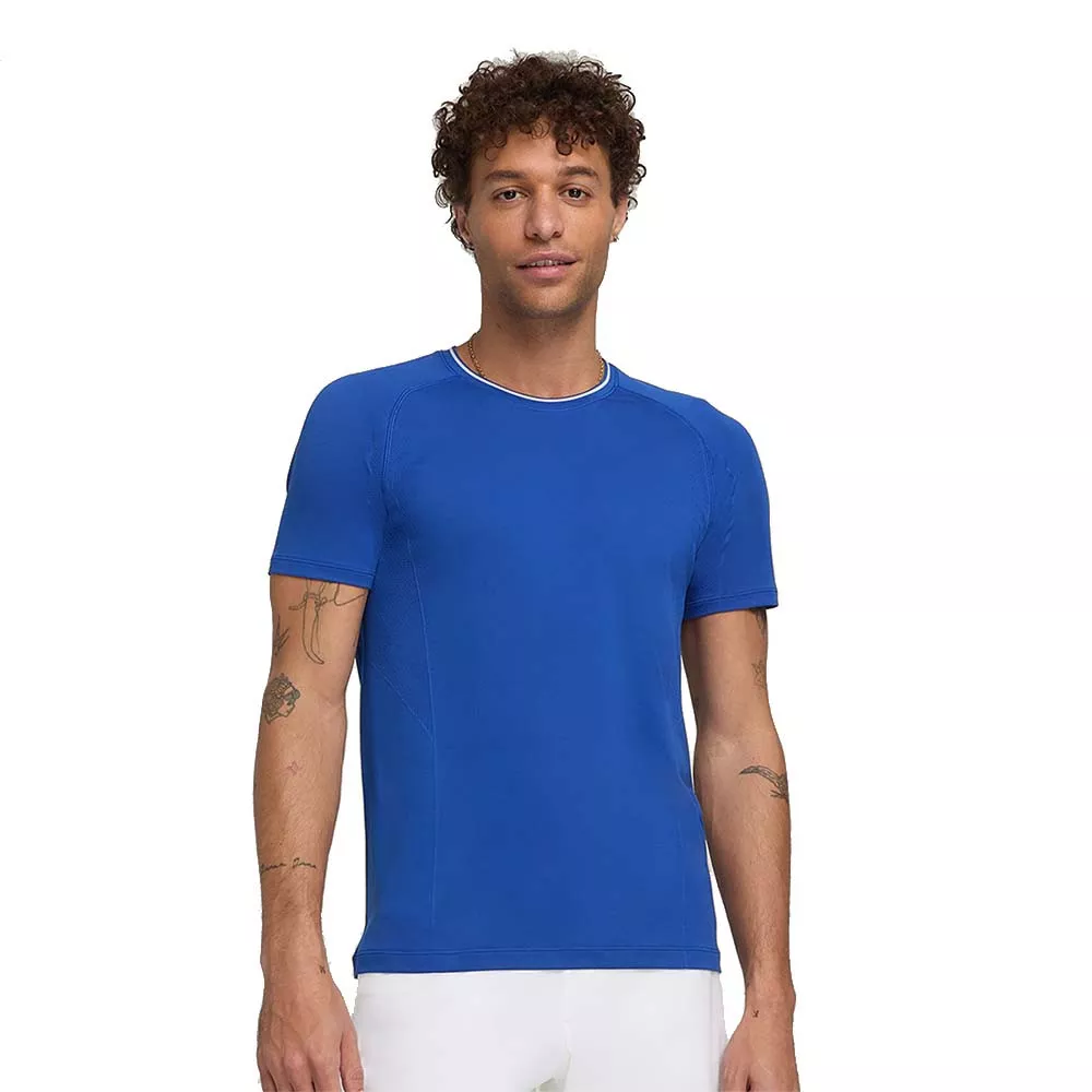 Wilson Team Seamless Crew T-shirt Zwart