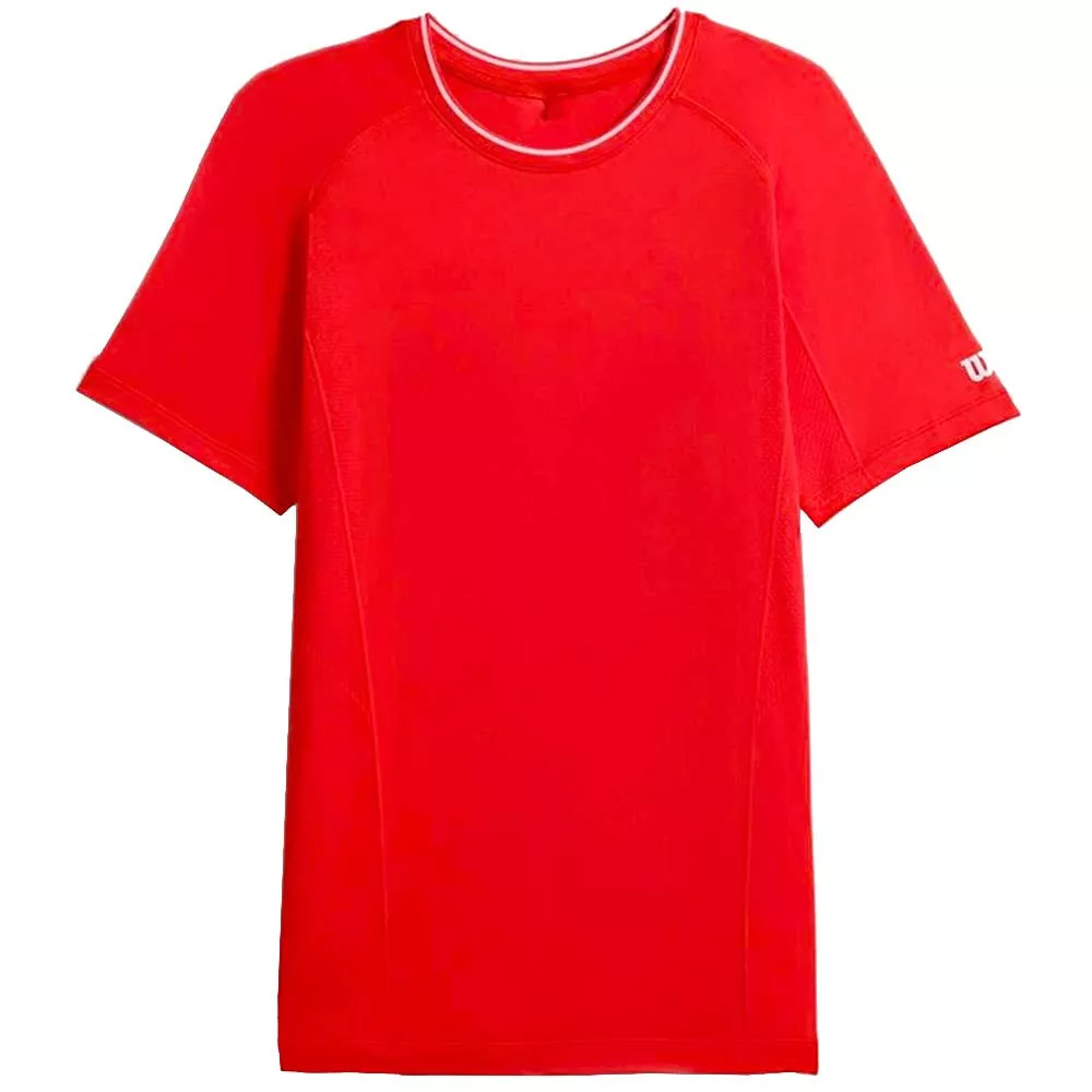 Wilson Team Seamless Crew T-shirt Groen