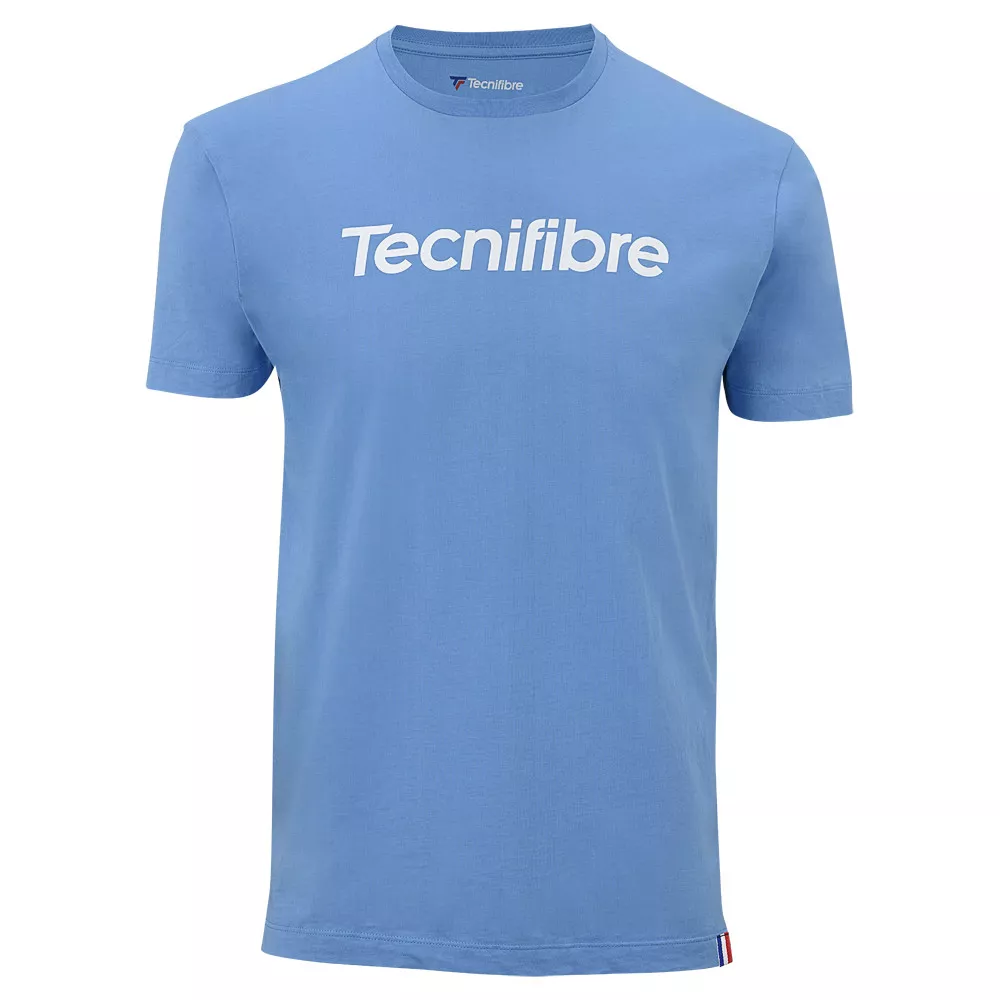 Tecnifibre Team Cotton Azurblauw T-Shirt