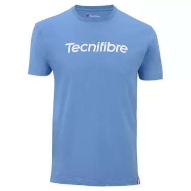 Tecnifibre Team Cotton Azurblauw T-Shirt