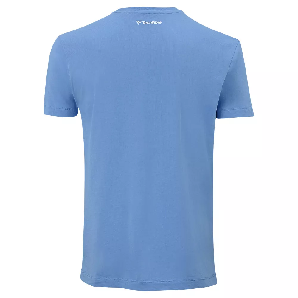 Tecnifibre Team Cotton Azurblauw T-Shirt