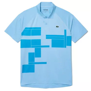 Polo Lacoste Tennis Novak Djokovic Player Blauw Polo