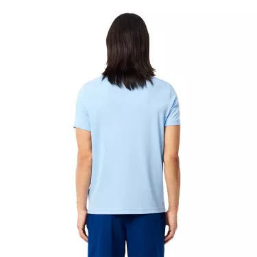 Polo Lacoste Tennis Novak Djokovic Fan LichtBlauw Polo