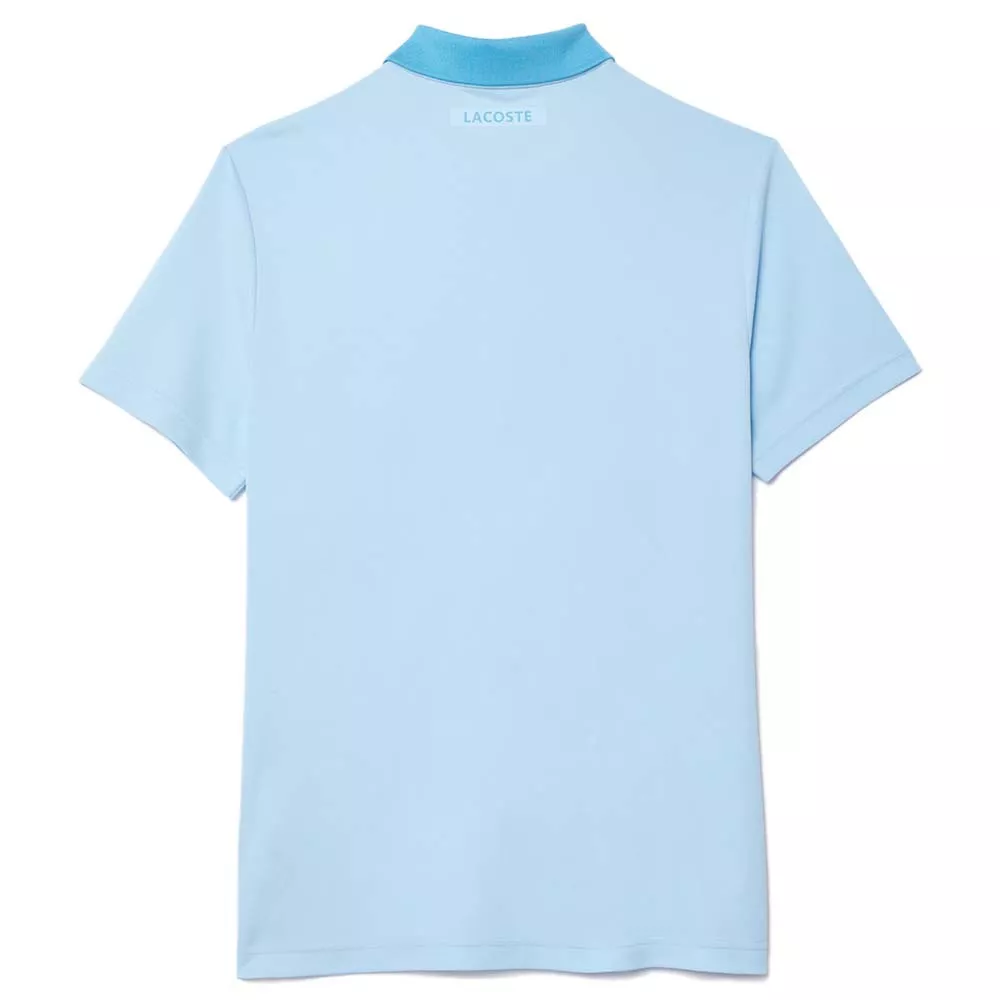 Polo Lacoste Tennis Novak Djokovic Fan LichtBlauw Polo
