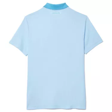 Polo Lacoste Tennis Novak Djokovic Fan LichtBlauw Polo