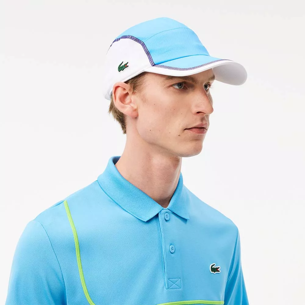 Lacoste Color-Block-pet Blauw / wit