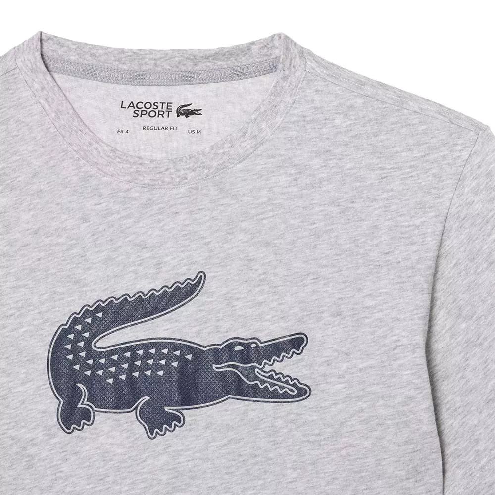 Lacoste Sport-T-shirt Grijs
