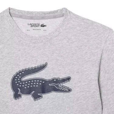 Lacoste Sport-T-shirt Grijs