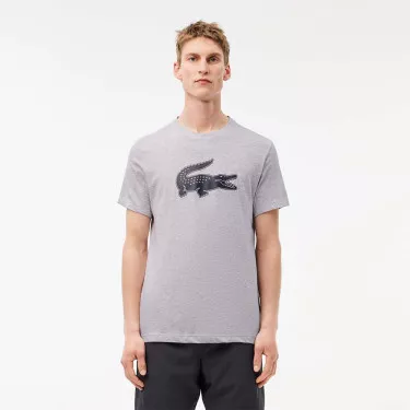 Lacoste Sport-T-shirt Grijs