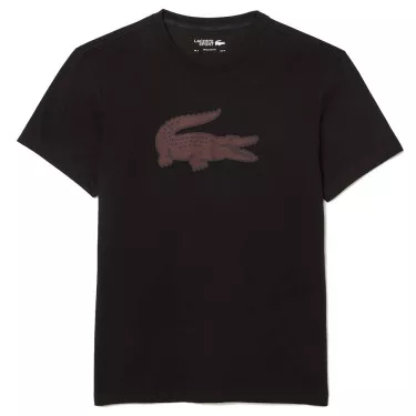 Lacoste Sport-T-shirt Zwart